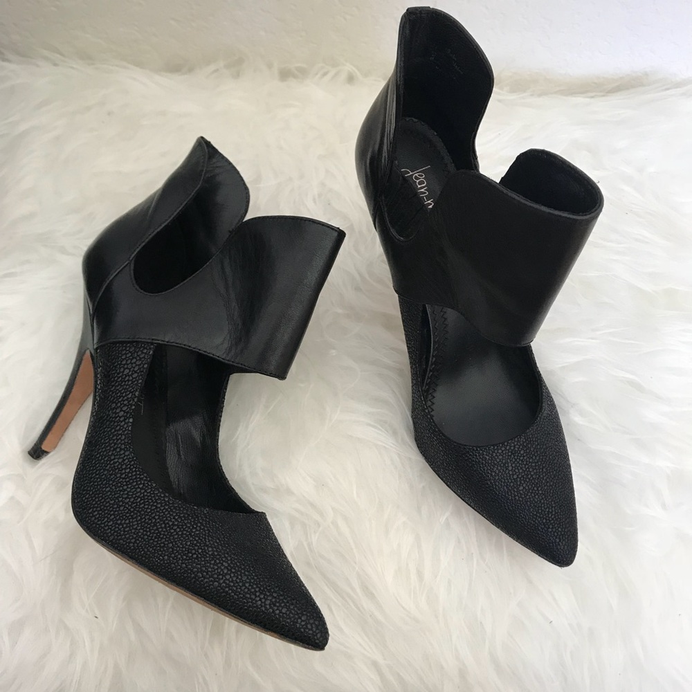 Jean-Michel Cazabat Embossed Ankle Cuff Pump GUC